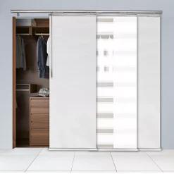 Rod Desyne 3-Panel Single Rail Panel Track Room Extendable Divider