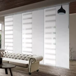 Rod Desyne 6-Panel Single Rail Panel Track Room Extendable Divider