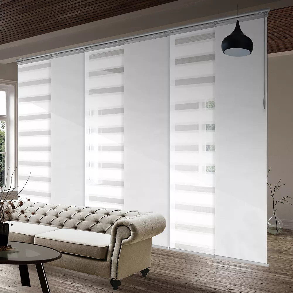 Rod Desyne 6-Panel Single Rail Panel Track Room Extendable Divider 3 Rod Desyne 6-Panel Single Rail Panel Track Room Extendable Divider