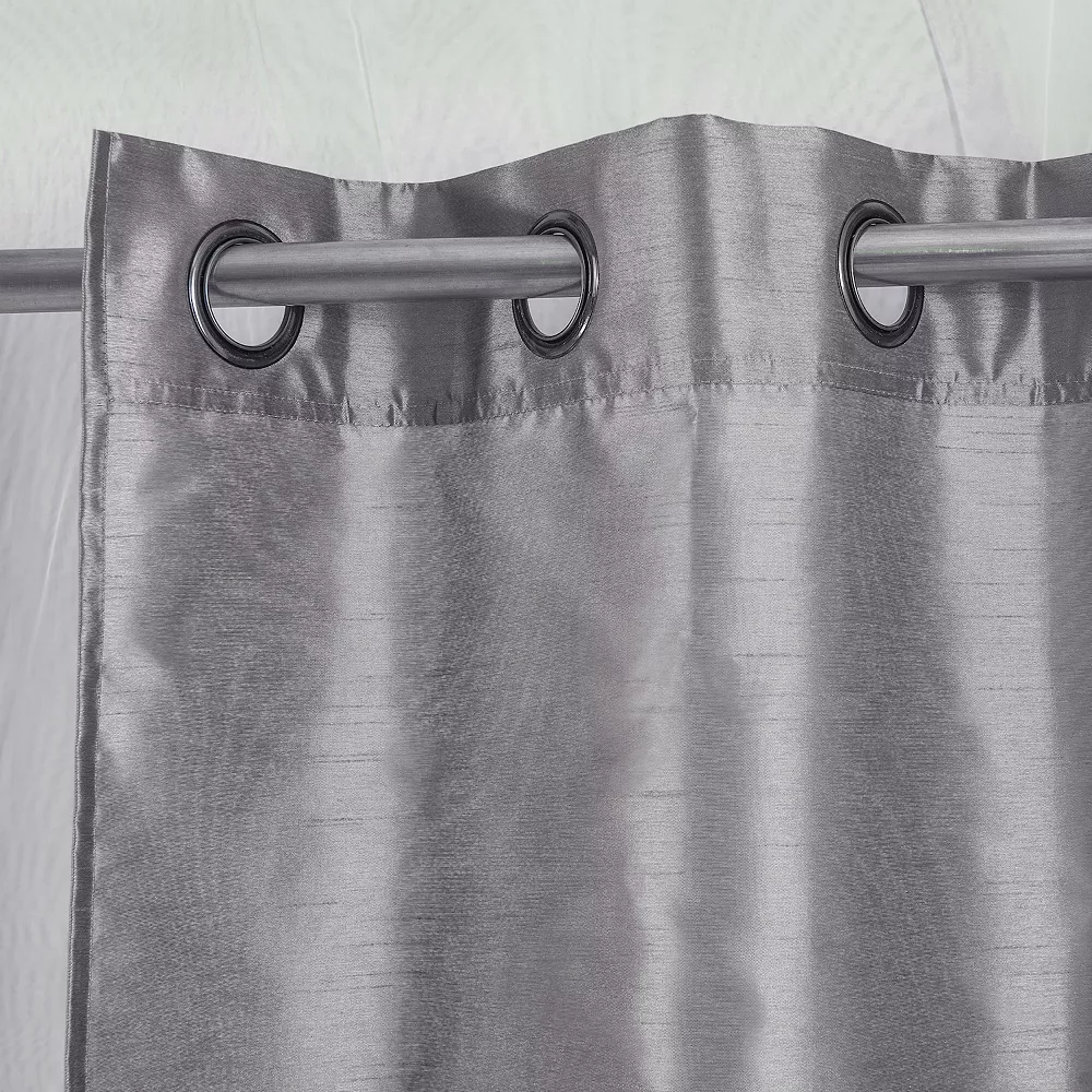 Regal Home 2 Decorative Faux Silk Window Curtain Panels 5 Regal Home 2 Decorative Faux Silk Window Curtain Panels - Image 3