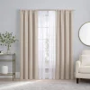 The Big One® Vanessa With Kasia Sheer Embroidery Set Of 4 Window Curtain Panels 2 The Big One® Vanessa With Kasia Sheer Embroidery Set Of 4 Window Curtain Panels -Greenland Home Fashions Shop 5719754