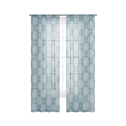 The Big One® Blackout Daxton With Gemology Sheer 4-pack Of Window Curtain Panels 10 The Big One® Blackout Daxton With Gemology Sheer 4-pack Of Window Curtain Panels -Greenland Home Fashions Shop 5719761 ALT2