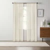 Sonoma Goods For Life® Open Weave Stripe Sheer Set Of 2 Window Curtain Panels -Greenland Home Fashions Shop 5724156 Linen
