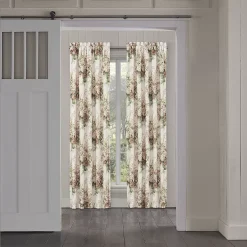 Royal Court Estelle Coral Set Of 2 Window Curtain Panels