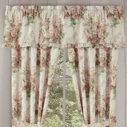 Royal Court Estelle Coral Window Straight Valance -Greenland Home Fashions Shop 5730783 ALT5