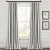 Lush Décor Lush Decor Set Of 2 Farmhouse Stripe Yarn Dyed Cotton Window Curtain Panels -Greenland Home Fashions Shop 5739260
