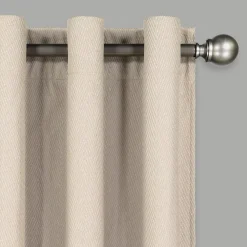 Eclipse Ambiance Chevron Draft Stopper 100% Blackout Window Curtain Panel -Greenland Home Fashions Shop 5739987 ALT3
