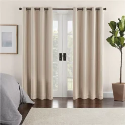 Eclipse Ambiance Chevron Draft Stopper 100% Blackout Window Curtain Panel
