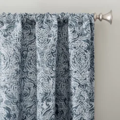 The Big One® Set Of 2 Kentfield Medallion Room Darkening Window Curtain Panels -Greenland Home Fashions Shop 5743657 ALT