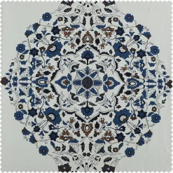 EFF Kerala Cocoa Printed Cotton Window Valance, 50" X 19" -Greenland Home Fashions Shop 5755792 ALT4