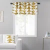 EFF Triad Printed Cotton Window Valance, 50" X 19"