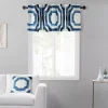 EFF Mecca Printed Cotton Window Valance, 50" X 19"