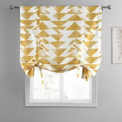 EFF Triad Printed Cotton Tie-Up Window Shade, 46" X 63" -Greenland Home Fashions Shop 5756107 ALT2