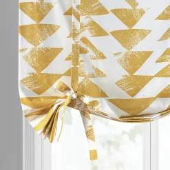 EFF Triad Printed Cotton Tie-Up Window Shade, 46" X 63" -Greenland Home Fashions Shop 5756107 ALT3