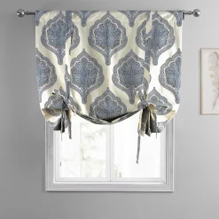 EFF Arabesque Printed Cotton Tie-Up Window Shade, 46" X 63" -Greenland Home Fashions Shop 5756124 ALT2