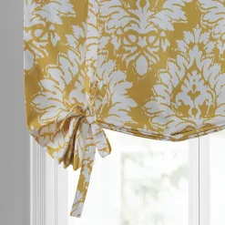 EFF Lacuna Printed Cotton Tie-Up Window Shade, 46" X 63", Lacuna Sun -Greenland Home Fashions Shop 5756214 ALT3