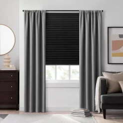 Eclipse Blackout Paper Pleated Cut-To-Width Two Piece Shade Set -Greenland Home Fashions Shop 5763385 ALT4