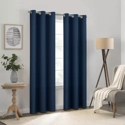 Eclipse Kendall Grommet Solid Textured Thermaback Blackout Window Curtain Panel 13 Eclipse Kendall Grommet Solid Textured Thermaback Blackout Window Curtain Panel -Greenland Home Fashions Shop 5763392 ALT5