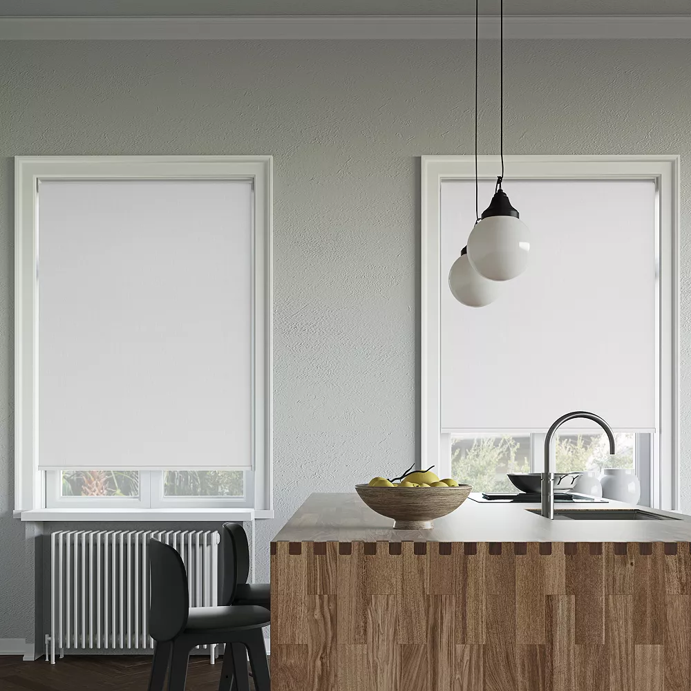 Sun Zero Everly Slub Texture 100% Blackout Cordless Roller Shade 72" Length 7 Sun Zero Everly Slub Texture 100% Blackout Cordless Roller Shade 72" Length - Image 5
