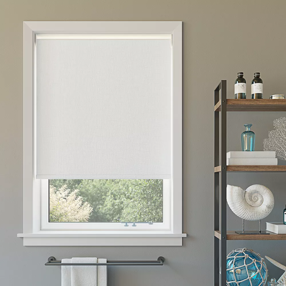 Sun Zero Everly Slub Texture 100% Blackout Cordless Roller Shade 72" Length 3 Sun Zero Everly Slub Texture 100% Blackout Cordless Roller Shade 72" Length