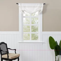 Modern Elements Lila Linen Stripe Adjustable Balloon Shade -Greenland Home Fashions Shop 5775961 ALT5