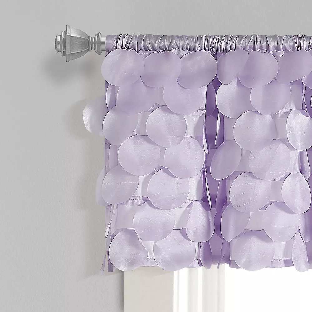 Lush Décor Lush Decor Gigi Lilac Window Valance 4 Lush Décor Lush Decor Gigi Lilac Window Valance - Image 2