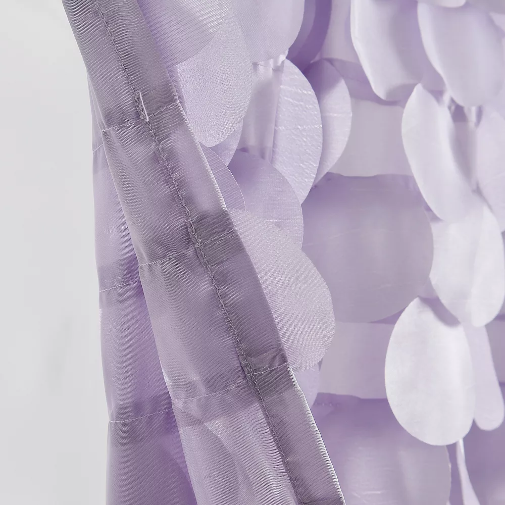 Lush Décor Lush Decor Gigi Lilac Window Valance 6 Lush Décor Lush Decor Gigi Lilac Window Valance - Image 4