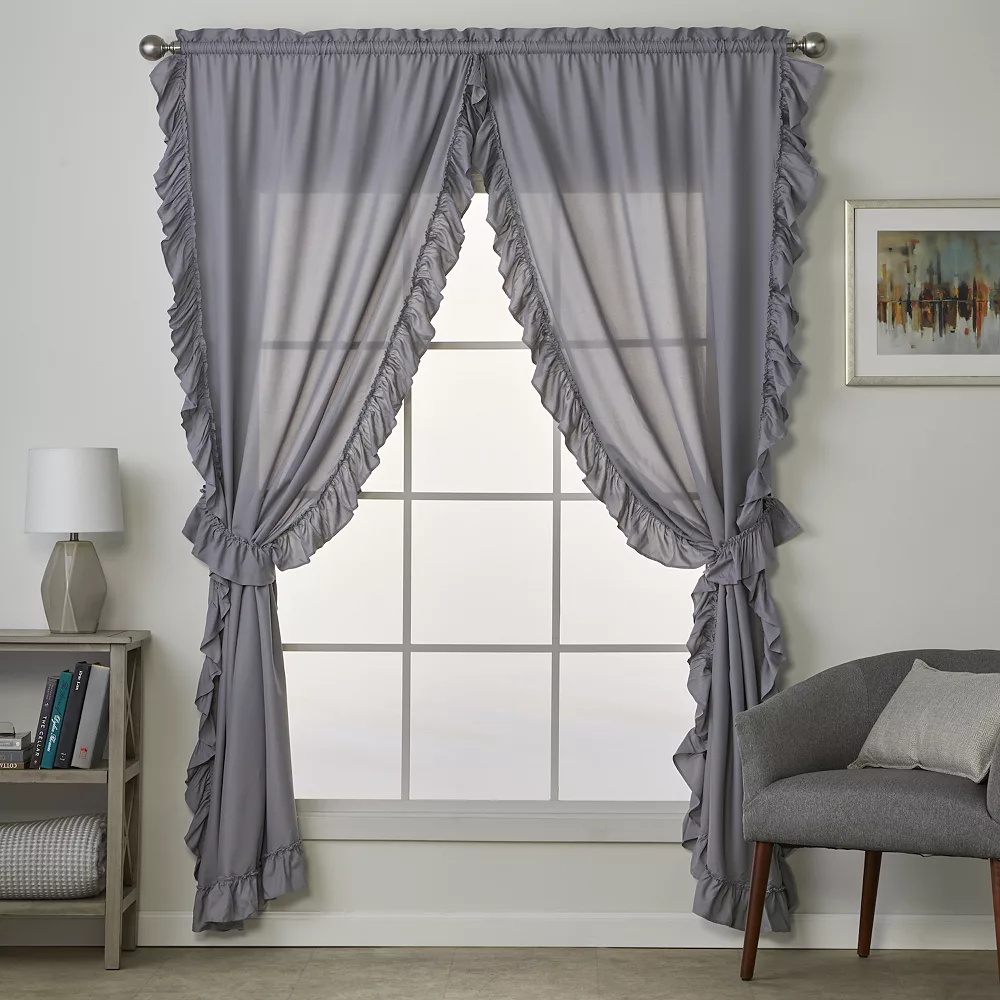 SKL Home Sarah Set Of 2 Window Curtain Panels 8 SKL Home Sarah Set Of 2 Window Curtain Panels - Image 6