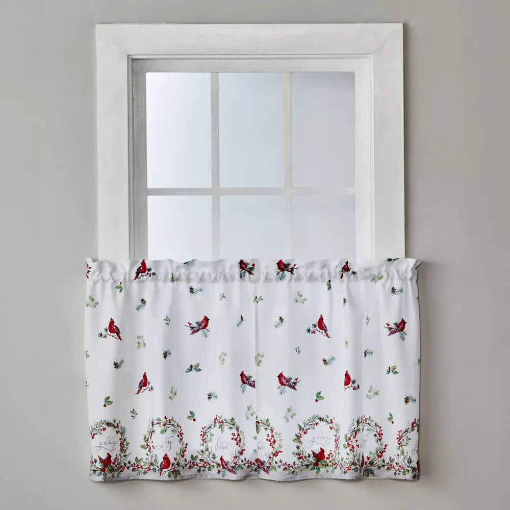 SKL Home Berry Cardinal Set Of 2 Window Curtain Tiers 3 SKL Home Berry Cardinal Set Of 2 Window Curtain Tiers