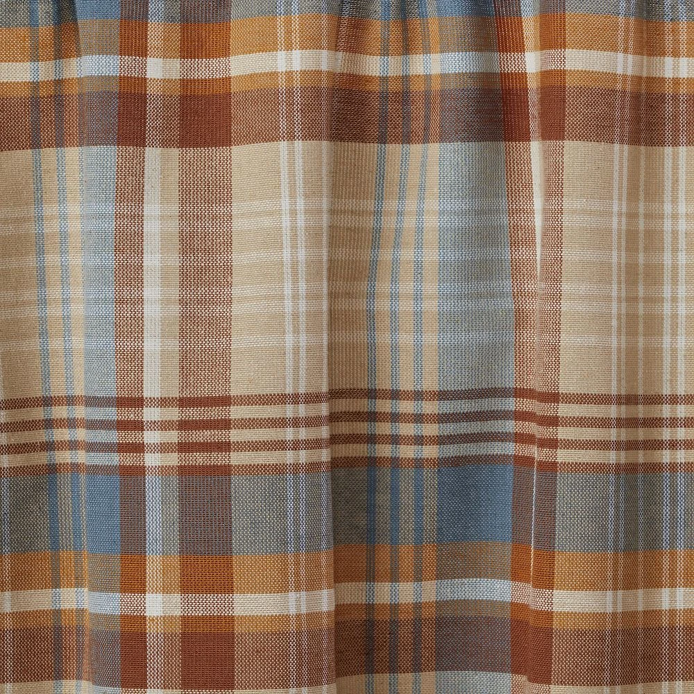 SKL Home Amber Plaid Set Of 2 Window Curtain Tiers 4 SKL Home Amber Plaid Set Of 2 Window Curtain Tiers - Image 2