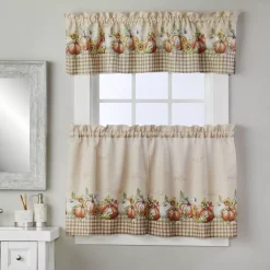 SKL Home Autumn Pumpkins Window Valance -Greenland Home Fashions Shop 5810675 ALT3