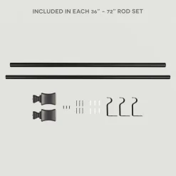 Exclusive Home Loran 1" Window Curtain Rod And Finial Set -Greenland Home Fashions Shop 5811491 ALT5