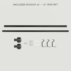 Exclusive Home Regal 1" Window Curtain Rod And Finial Set -Greenland Home Fashions Shop 5811495 ALT5