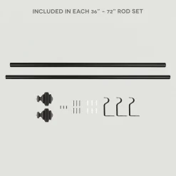 Exclusive Home Rockwell 1" Window Curtain Rod And Finial Set -Greenland Home Fashions Shop 5811516 ALT5