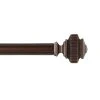 Exclusive Home Rockwell 1" Window Curtain Rod And Finial Set -Greenland Home Fashions Shop 5811516 Oil Rubbed Bronze