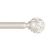 Exclusive Home Vulcan 1" Window Curtain Rod And Finial Set -Greenland Home Fashions Shop 5811521 Matte Nickel