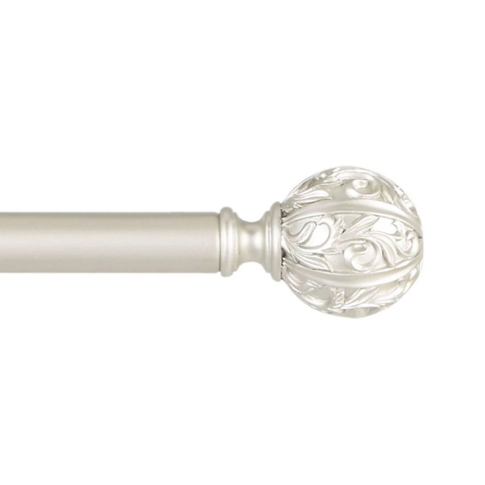 Exclusive Home Vulcan 1" Window Curtain Rod And Finial Set 3 Exclusive Home Vulcan 1" Window Curtain Rod And Finial Set