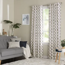 NATCO Maynard Printed Geo Window Curtain
