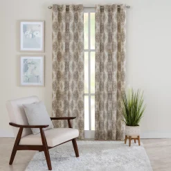 NATCO Zia Decorative Medallion Window Curtain Panel