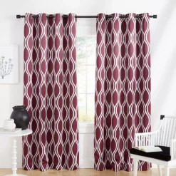 Exclusive Home Set Of 2 Alfie Room Darkening Blackout Window Curtain Panels