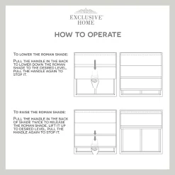 Exclusive Home Esme Total Blackout Roman Shade -Greenland Home Fashions Shop 5814033 ALT10