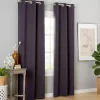 Estate View™ Set Of 2 Seville Solid Room Darkening Window Curtain Panels -Greenland Home Fashions Shop 5815721 Charcoal