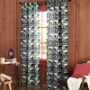 Estate View™ Set Of 2 Moose Lodge Light Filtering Window Curtain Panels -Greenland Home Fashions Shop 5815781 Blue Multi