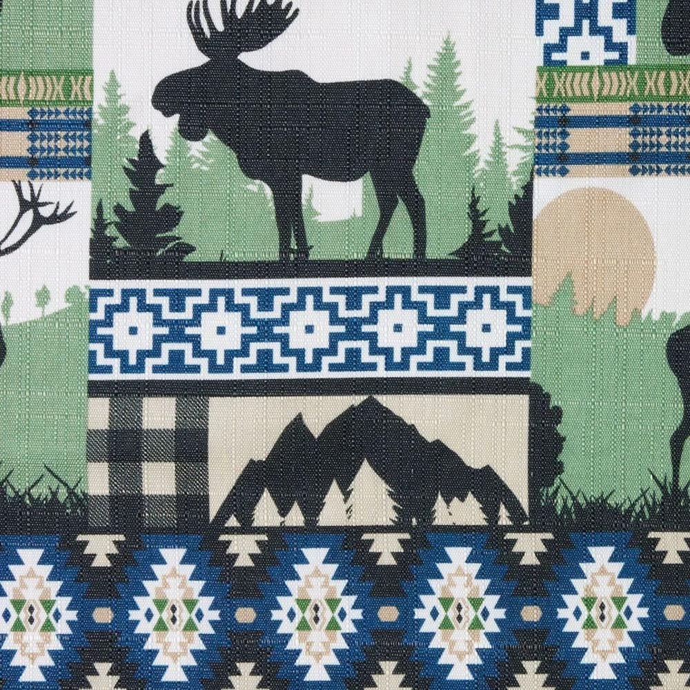 Estate View™ Moose Lodge Light Filtering 3-Piece Tier Valance & Curtains Set 4 Estate View™ Moose Lodge Light Filtering 3-Piece Tier Valance & Curtains Set - Image 2