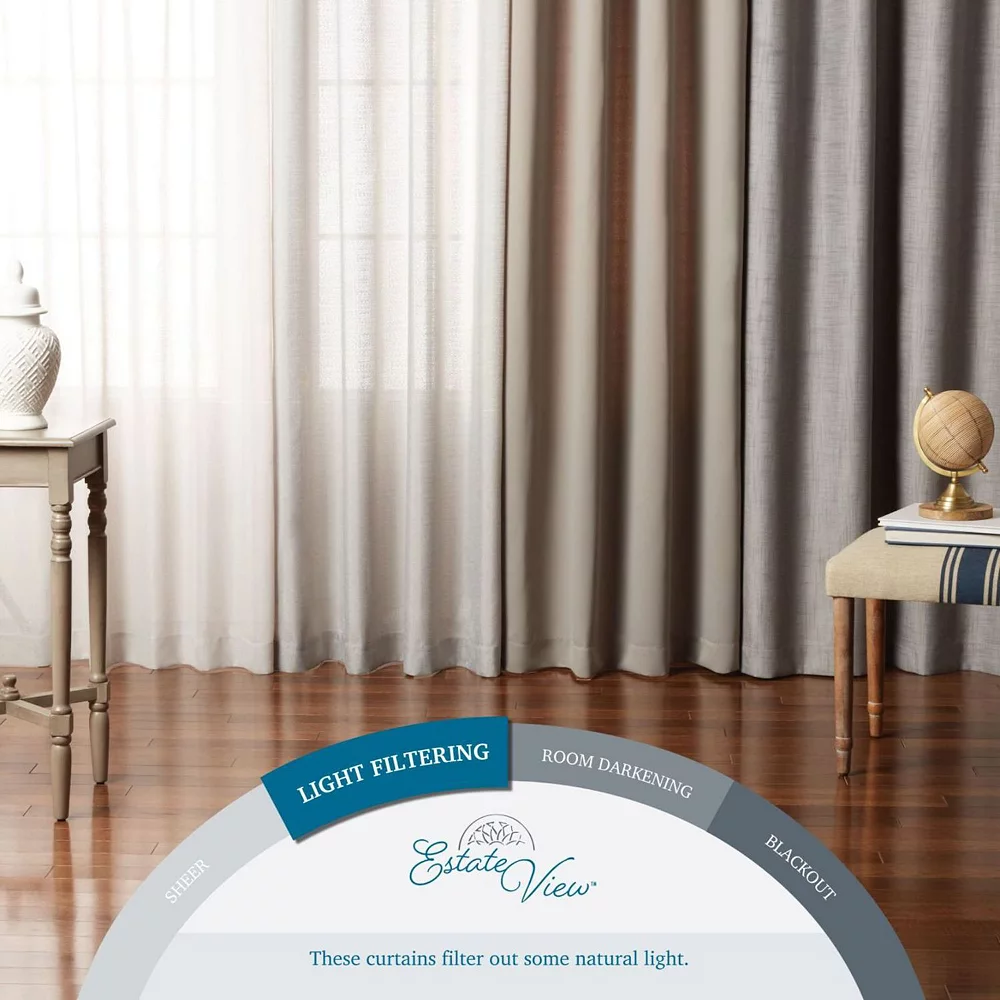 Estate View™ Moose Lodge Light Filtering 3-Piece Tier Valance & Curtains Set 8 Estate View™ Moose Lodge Light Filtering 3-Piece Tier Valance & Curtains Set - Image 6