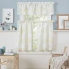 Estate View™ Printemps Light Filtering Rod Pocket Scalloped 3-Piece Tier Valance & Curtains Set -Greenland Home Fashions Shop 5815817 Yellow