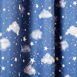 Estate View™ Set Of 2 Kids' Room Darkening Night Sky Glow In The Dark Window Curtain Panels 10 Estate View™ Set Of 2 Kids' Room Darkening Night Sky Glow In The Dark Window Curtain Panels -Greenland Home Fashions Shop 5815820 ALT2