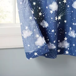 Estate View™ Set Of 2 Kids' Room Darkening Night Sky Glow In The Dark Window Curtain Panels 13 Estate View™ Set Of 2 Kids' Room Darkening Night Sky Glow In The Dark Window Curtain Panels -Greenland Home Fashions Shop 5815820 ALT5