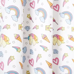 Estate View™ Set Of 2 Kids' Room Darkening Unicorn Magic Glow In The Dark Window Curtain Panels -Greenland Home Fashions Shop 5815821 ALT2