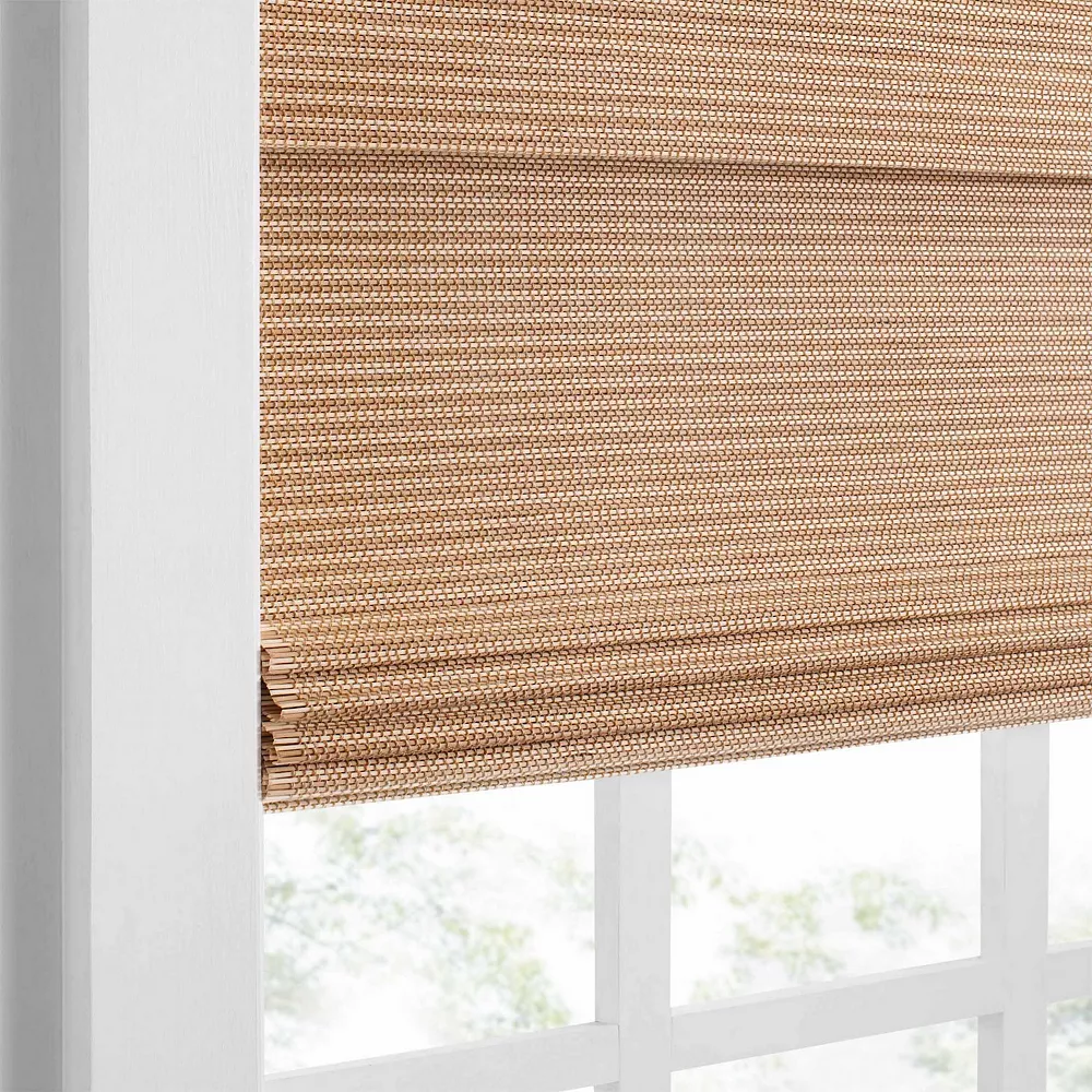 Eclipse Bamboo Cordless Light Filtering Privacy Roman Shade 6 Eclipse Bamboo Cordless Light Filtering Privacy Roman Shade - Image 4